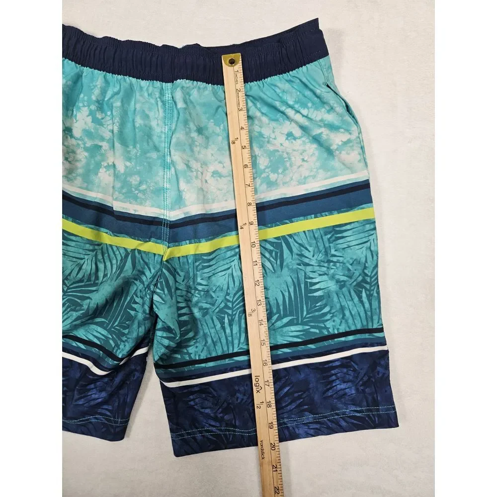 Speedo Men's Border Line Performance UPF 50 protection Shorts Blue Size Small‎